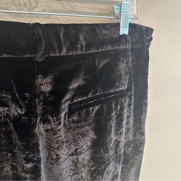 Filles a Papa | M | velvet Black Skinny Pants with Tapered Ankle - Picture 6 of 16